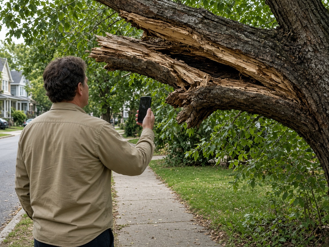 Hazardous limb identified for removal